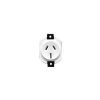 Socket flush 3pin 15a 250v lb white CLI415/15LBWE