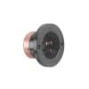 Inlet socket 3pin flush 10a rnd term cvr CLI435ABK