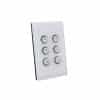 6 button glass fascia pw CLI5086FPW