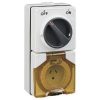 Outlet sw ip66 3p rnd earth 10a 250v r/w CLI56C310LRW