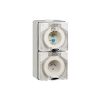 Outlet socket rcd ip66 3p 10a 500v gry CLI56C310RCGY