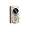 Outlet switched ip66 3pin 32a 250v grey CLI56C332GY