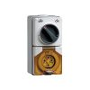 Outlet switched ip66 4pin 20a 500v grey CLI56C420GY
