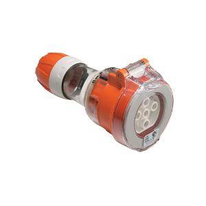 Socket extension ip66 5 pin 10a 500v org CLI56CSC510EO