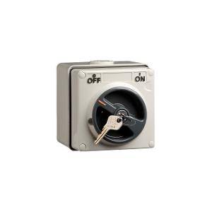 Key switch remove/off ip66 1p 20a grey CLI56K1SW120GY