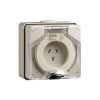 Outlet socket ip66 3pin 10a 250v r/org CLI56SO310RO