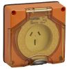 Outlet socket ip66 3pin 15a 250v l/e r/o CLI56SO315LERO
