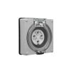 Outlet socket ip66 4pin 10a 500v l/e gry CLI56SO410LEGY