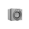 Outlet socket ip66 5pin 10a 500v grey CLI56SO510GY
