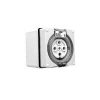 Outlet socket ip66 5pin 50a 500v grey CLI56SO550GY