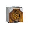 Outlet socket ip66 7pin 10a 500v grey CLI56SO710GY