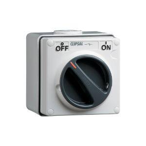 Isolator ip66 1g 3p 32a 1way 500v r/wht CLI56SW332RW