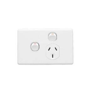Gpo single with extra switch white CLIC2015XWE