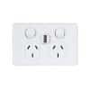 Socket twin c2000 series with single usb CLIC2025USBCWE