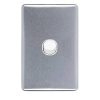 Switch 1 gang vertical 10a black CLIC2031VABK