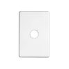 Plate grid & cover 1 gang white CLIC2031VHWE