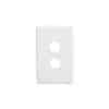 Plate cover 2 gang white CLIC2032CWE