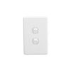 Switch 2gang vert 10a ip66 white CLIC2032V66WE