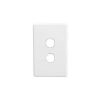 Plate grid & cover 2g black CLIC2032VHBK