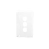 Plate cover 3 gang white CLIC2033CWE