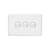 Switch 3g horizontal 10a white CLIC2033HAWE