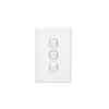 Switch 3g vertical 10a white CLIC2033VAWE