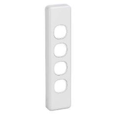 Plate grid & cover arch 4g white CLIC2034WE