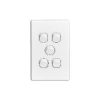 Switch 5g vertical 10a white CLIC2035VAWE