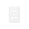 Plate grid & cover 5g white CLIC2035VHWE