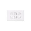 Switch 6g horizontal 10a white CLIC2036HAWE