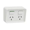 Socket sw horiz twin 10a 250v xw CLIO3025XW