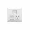 Gpo single 10a with x/switch 250v white CLIP2015XWE