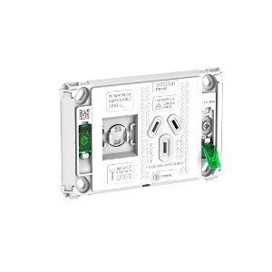 Grid socket horiz single 10a 250v CLIP3015G