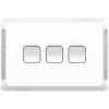 Switch horiz 3g 1/2way 20a/16ax 250v CLIP3043HAXW