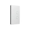 Switch 2 butt led c-bus saturn zen white CLIR5042NLZW