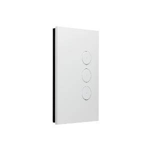 Switch 3 butt led c-bus saturn zen white CLIR5043NLZW