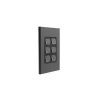 Skin switch vertical/horiontal 6 gang ro CLIS3046CSH
