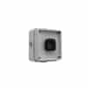 Switch 1g w/p ip66 10a p/btn 440v r/grey CLIWS226PBRG