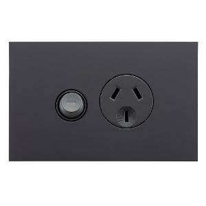 Socket swt single 10a 250v saturn zen CLIZ4015ZB