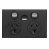 Socket dgpo 10a 250v satzen c/w usb chgr CLIZ4025USBCZB