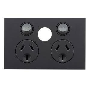 Socket outlet 10a 250v twin less ex swt CLIZ4025XUAZB