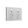 Socket swt twin 10a 250v saturn zen CLIZ4025ZW