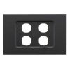Grid & plate assy 4 gang saturn zen CLIZ4034VHZB