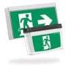 Exit led wp wall mnt r/man lithium CLECWELED-WM