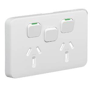 Skin socket swhoritwin 1exblank 10a250v CLI3025XCXW