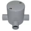 Junction box deep pvc 25mm 3 way 10 box CABDJB3-25