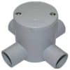 Junction box deep pvc 25mm 4 way 10 box CABDJB4-25