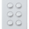 Excel e-ded 16a 6g switch white LEGED770/6WE