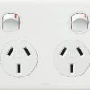 Excel e-ded 10a 2g gpo white LEGED777WE