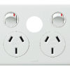 Excel e-ded 10a 2g extra-funct gpo white LEGED777XWE
